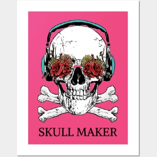 skull maker Posters and Art